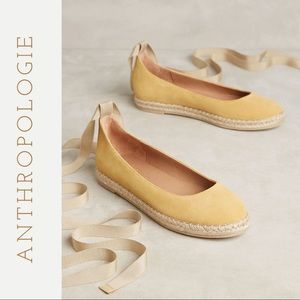 Anthropologie ballet espadrilles🍋🍊